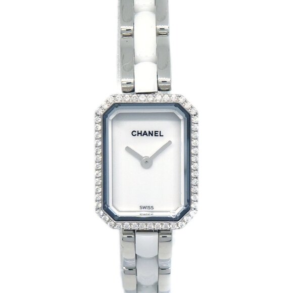 Chanel Premiere H2132 Quartz Watch Ceramic SS Diamond 194207 main image 6